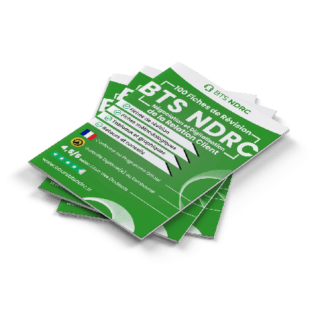 Cahier BTS NDRC vert